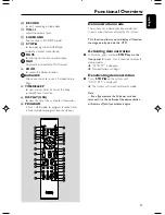 Preview for 17 page of Philips FWD872 User Manual