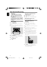 Предварительный просмотр 38 страницы Philips FWD876 User Manual