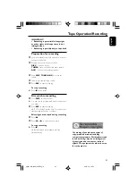 Предварительный просмотр 39 страницы Philips FWD876 User Manual