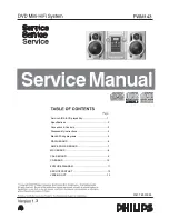 Preview for 1 page of Philips FWM143 Servise Manual