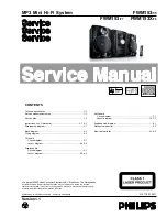 Philips FWM153/55 Service Manual preview