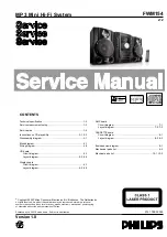 Preview for 1 page of Philips FWM154 Service Manual