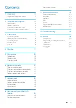 Preview for 2 page of Philips FWM155 User Manual