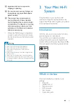 Preview for 4 page of Philips FWM155 User Manual