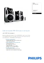 Philips FWM185/12 Quick Manual preview