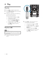 Предварительный просмотр 13 страницы Philips FWM197/12 User Manual