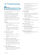 Preview for 15 page of Philips FWM205 User Manual