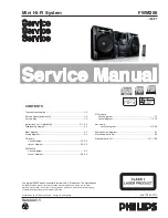 Preview for 1 page of Philips FWM206 Service Manual