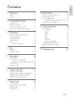 Preview for 2 page of Philips FWM208 User Manual