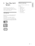 Preview for 4 page of Philips FWM208 User Manual