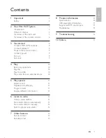 Preview for 2 page of Philips FWM210 User Manual