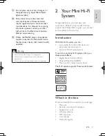 Preview for 4 page of Philips FWM211 User Manual