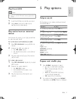 Preview for 10 page of Philips FWM211 User Manual