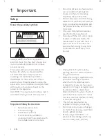 Preview for 3 page of Philips FWM211X User Manual