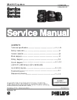 Philips FWM2200/55 Service Manual preview