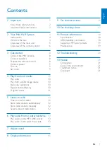 Preview for 3 page of Philips FWM2200 User Manual