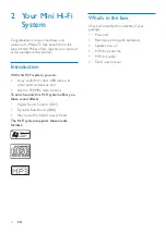 Preview for 6 page of Philips FWM2200 User Manual