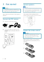 Preview for 10 page of Philips FWM2200 User Manual