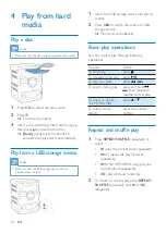 Preview for 12 page of Philips FWM2200 User Manual