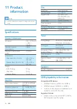 Preview for 20 page of Philips FWM2200 User Manual