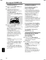 Предварительный просмотр 16 страницы Philips FWM35 User Manual