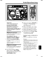 Предварительный просмотр 25 страницы Philips FWM35 User Manual