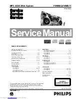 Philips FWM352 Service Manual preview