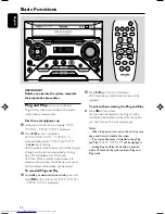 Preview for 12 page of Philips FWM352 User Manual