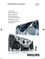 Philips FWM372 Series User Manual preview