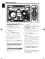 Preview for 18 page of Philips FWM372 Series User Manual