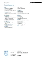 Preview for 3 page of Philips FWM375 Specifications