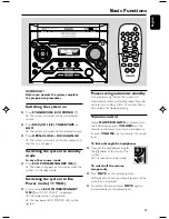 Preview for 13 page of Philips FWM375 User Manual