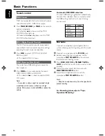 Preview for 14 page of Philips FWM375 User Manual