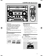 Preview for 15 page of Philips FWM375 User Manual