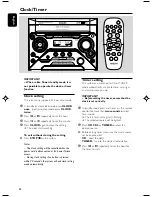 Preview for 22 page of Philips FWM375 User Manual