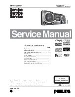 Philips FWM377/05 Servise Manual preview