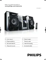 Philips FWM387/12 User Manual preview