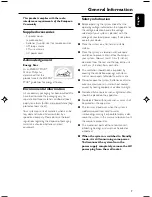 Preview for 7 page of Philips FWM390 User Manual