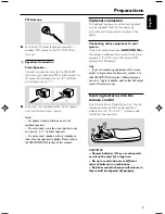 Preview for 9 page of Philips FWM390 User Manual