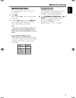 Preview for 15 page of Philips FWM390 User Manual