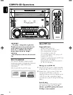 Preview for 16 page of Philips FWM390 User Manual