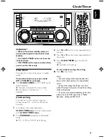 Предварительный просмотр 25 страницы Philips FWM390 User Manual