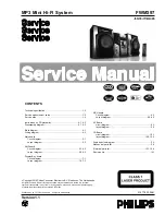 Philips FWM397 Service Manual preview