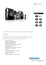 Philips FWM397 Specifications preview