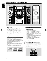 Предварительный просмотр 16 страницы Philips FWM397 User Manual