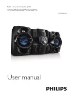 Philips FWM4000 User Manual preview