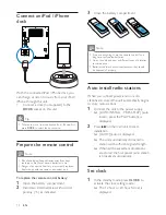 Предварительный просмотр 11 страницы Philips FWM4000 User Manual