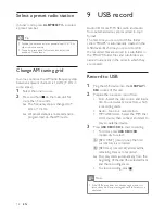 Предварительный просмотр 17 страницы Philips FWM4000 User Manual