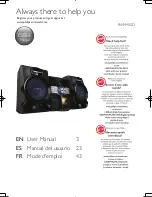 Philips FWM400D User Manual preview