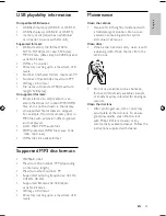 Preview for 21 page of Philips FWM416 User Manual